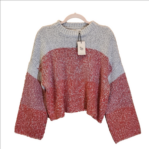 SINCERELY JULES CHUNKY KNIT COZY SWEATER ULTRA SOFT WOOL BLEND- NWT MEDIUM